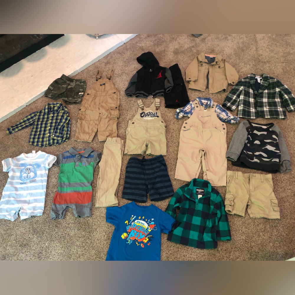 Name brand Lot of toddler boy clothes size 18 months